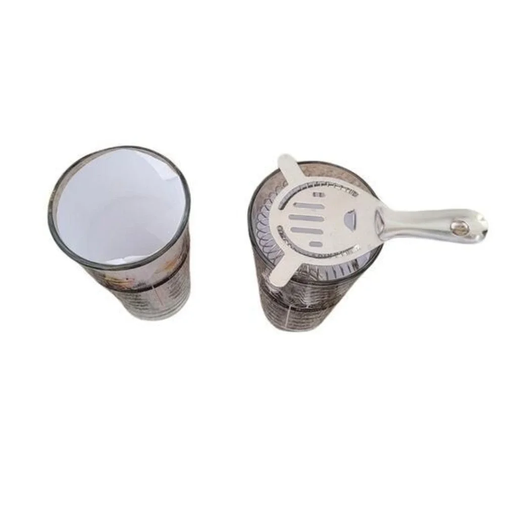 Vintage 90s Libbey Mixed Drink Cocktail‎ Recipe Pint Glasses Tumbler 3 Piece Set